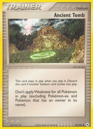 Ancient Tomb 087/101 - Reverse Holofoil Hidden Legends