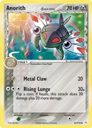 Anorith (Delta Species) 057/110 - Reverse Holofoil Holon Phantoms
