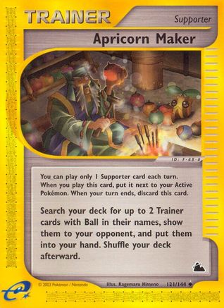 Apricorn Maker 121/144 - Reverse Holofoil Skyridge