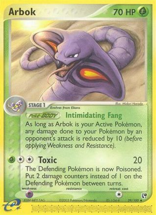 Arbok 029/100 - Reverse Holofoil Sandstorm