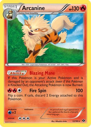 Arcanine 012/99  - Reverse Holofoil Next Destinies