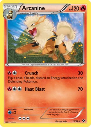 Arcanine 013/99  - Reverse Holofoil Next Destinies
