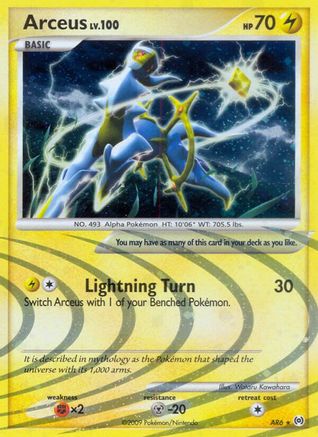 Arceus AR6  - Holofoil Arceus