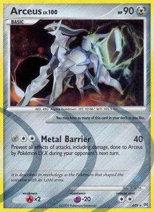 Arceus AR9  - Holofoil Arceus