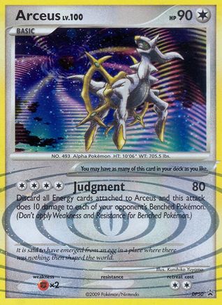 Arceus DP50  - Holofoil Diamond and Pearl Promos
