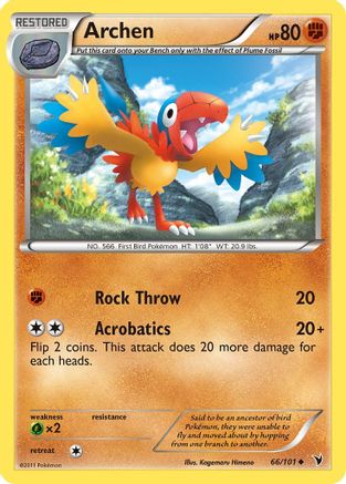 Archen 066/101  - Reverse Holofoil Noble Victories