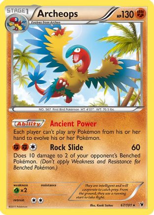 Archeops 067/101  - Reverse Holofoil Noble Victories