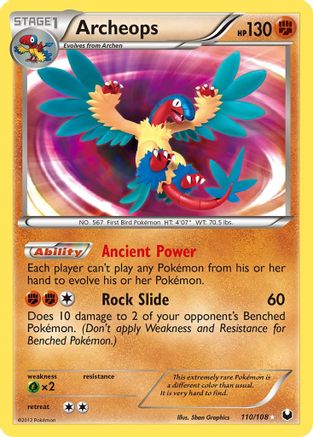 Archeops 110/108  - Holofoil Dark Explorers