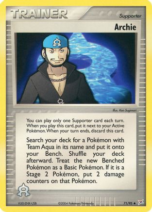 Archie 071/95 - Reverse Holofoil Team Magma vs Team Aqua