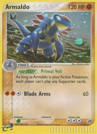 Armaldo 001/100 - Holofoil Sandstorm