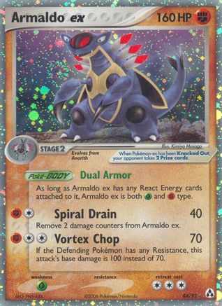 Armaldo ex 084/92 - Holofoil Legend Maker
