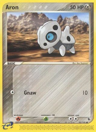 Aron 050/109 - Reverse Holofoil Ruby and Sapphire