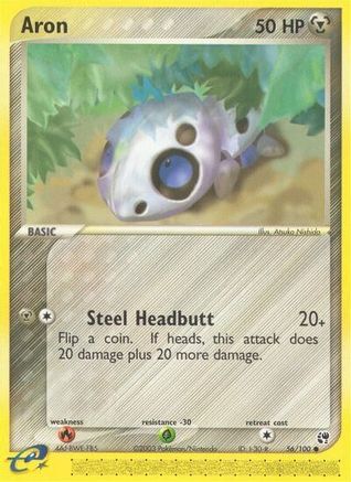 Aron 056/100 - Reverse Holofoil Sandstorm