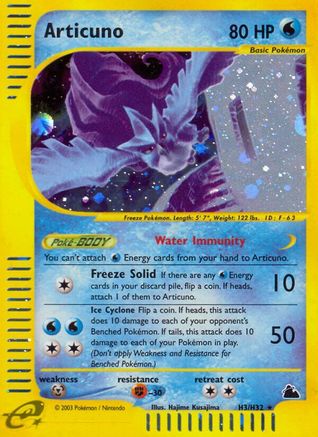 Articuno H03/H32 - Holofoil Skyridge