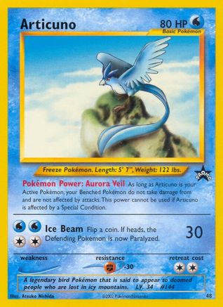 Articuno 048/53 WoTC Promo