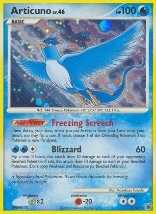 Articuno 001/100 - Reverse Holofoil Majestic Dawn