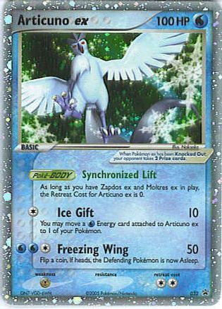Articuno ex (EX Collector's Window Tins) 032/40  - Holofoil Nintendo Promos