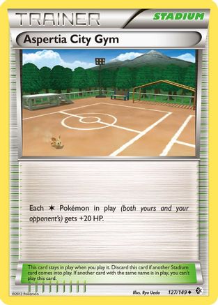 Aspertia City Gym 127/149  - Reverse Holofoil Boundaries Crossed