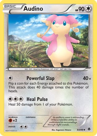 Audino 083/98  - Reverse Holofoil Emerging Powers