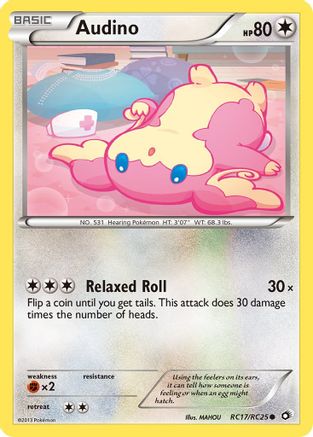 Audino RC17/RC25  - Holofoil Legendary Treasures Radiant Collection