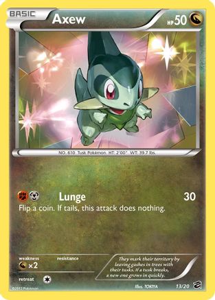 Axew 013/20  - Holofoil Dragon Vault