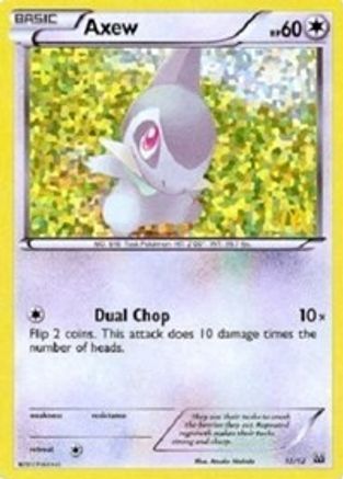 Axew 012/12  - Holofoil McDonalds Promos 2012