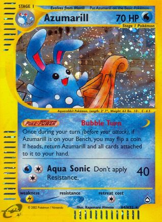 Azumarill H04/H32 - Holofoil Aquapolis