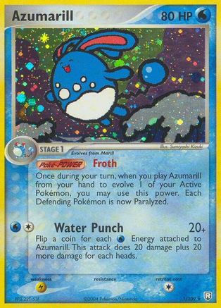 Azumarill 001/109 - Holofoil Team Rocket Returns