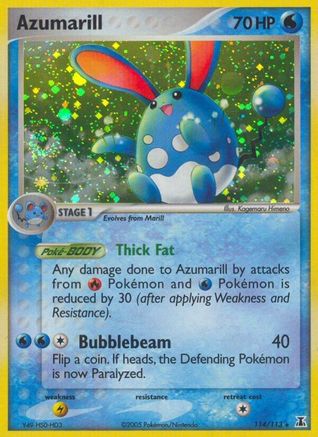 Azumarill 114/113 - Holofoil Delta Species