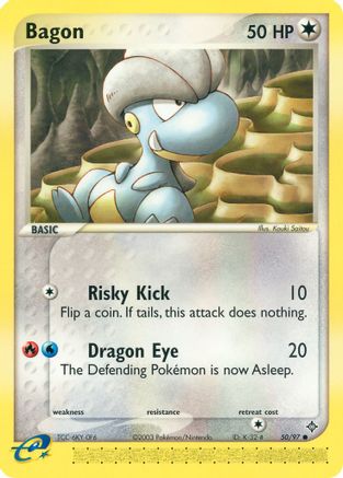 Bagon 050/97 - Reverse Holofoil Dragon