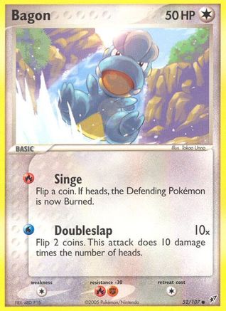 Bagon 052/107 - Reverse Holofoil Deoxys