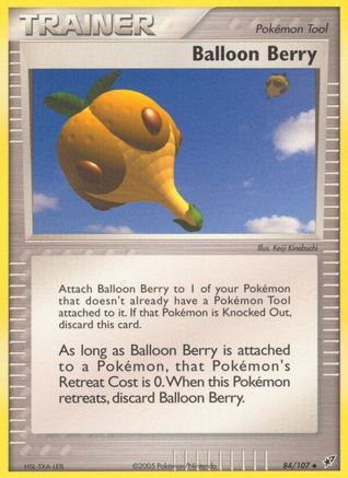 Balloon Berry 084/107 - Reverse Holofoil Deoxys