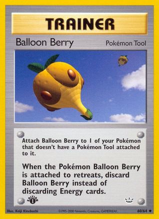 Balloon Berry 060/64 - 1st Edition Neo Revelation
