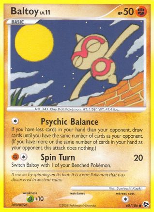 Baltoy 060/106  - Reverse Holofoil Great Encounters