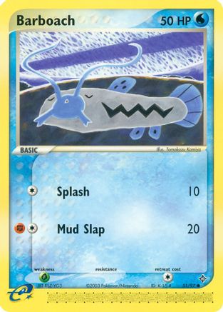 Barboach 051/97 - Reverse Holofoil Dragon