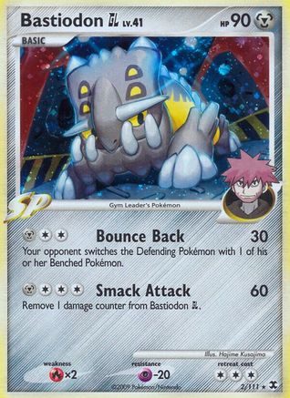 Bastiodon GL 002/111  - Holofoil Rising Rivals