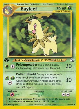 Bayleef 028/111 - Unlimited Neo Genesis