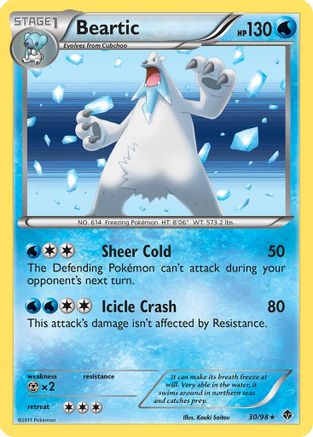 Beartic 030/98  - Reverse Holofoil Emerging Powers