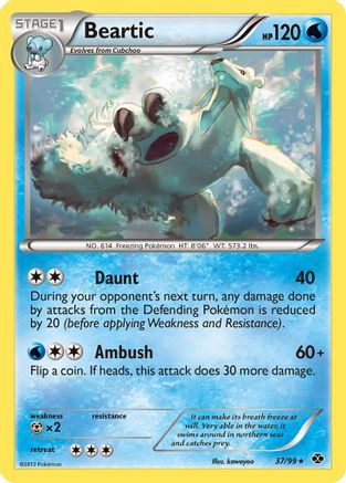 Beartic 037/99  - Reverse Holofoil Next Destinies