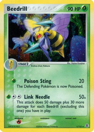 Beedrill 001/112 - Holofoil FireRed & LeafGreen