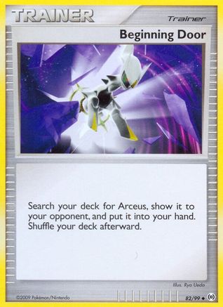 Beginning Door 082/99  - Reverse Holofoil Arceus