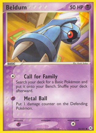 Beldum 054/101 - Reverse Holofoil Hidden Legends