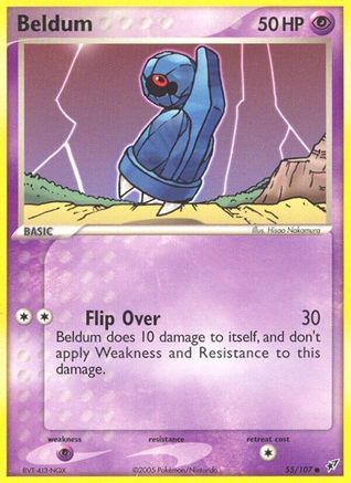 Beldum 055/107 - Reverse Holofoil Deoxys