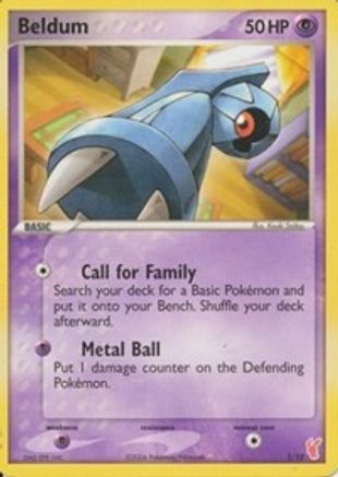 Beldum 001  EX Trainer Kit 2 Plusle & Minun