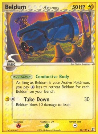Beldum (Delta Species) 059/113 - Reverse Holofoil Delta Species