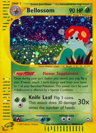 Bellossom H05/H32 - Holofoil Aquapolis