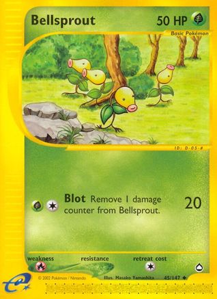 Bellsprout 045/147 - Reverse Holofoil Aquapolis