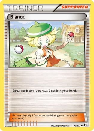 Bianca 109/113  - Reverse Holofoil Legendary Treasures
