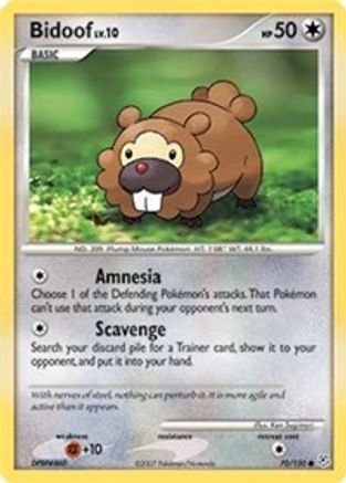 Bidoof 070/130 - Diamond and Pearl
