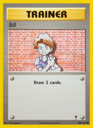 Bill 108/110 - Reverse Holofoil Legendary Collection